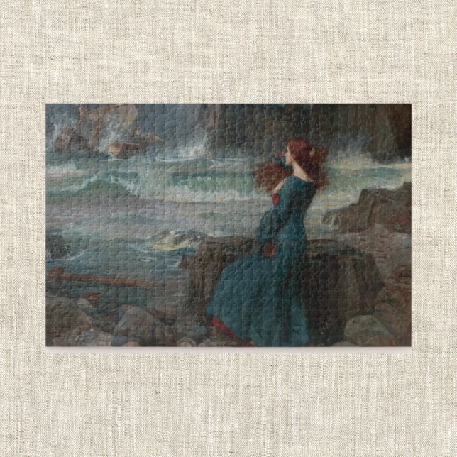 Miranda por John William Waterhouse Quebra-cabeça (Miranda by John William Waterhouse Puzzle)