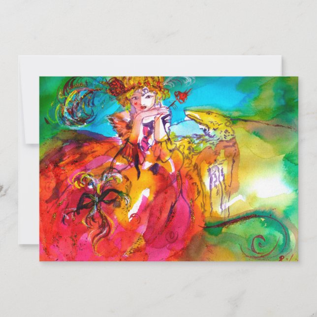 MIRANDOLINA BAILE DE MÁSCARAS amarelo marrom verme (Frente)