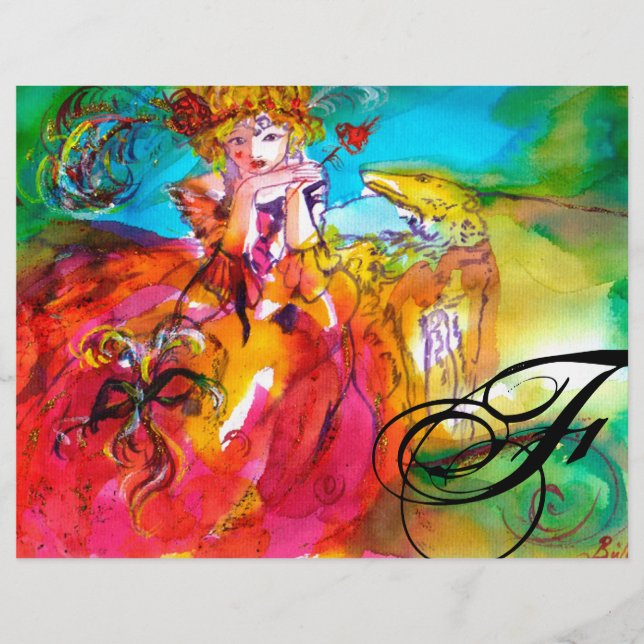 MIRANDOLINA/Máscaras de Carnaval Veneza (Frente)