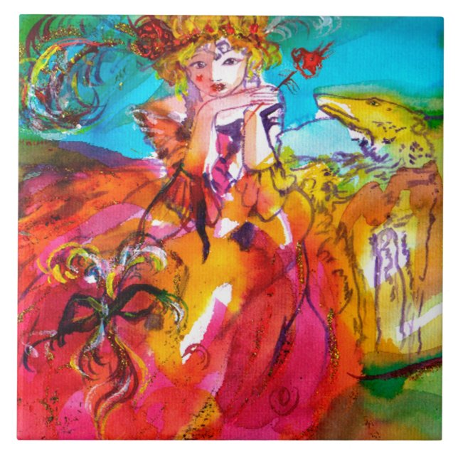 MIRANDOLINA/Máscaras de Carnaval Veneza (Frente)