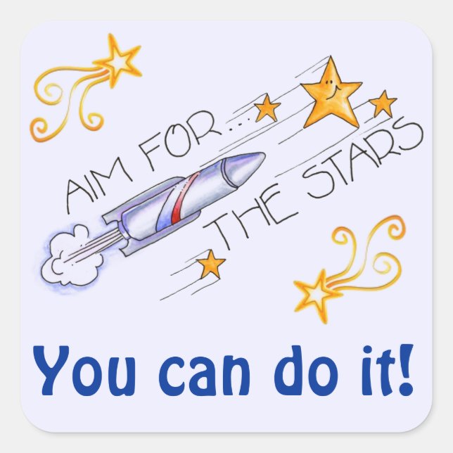 Mire para os adesivos Stars (Frente)