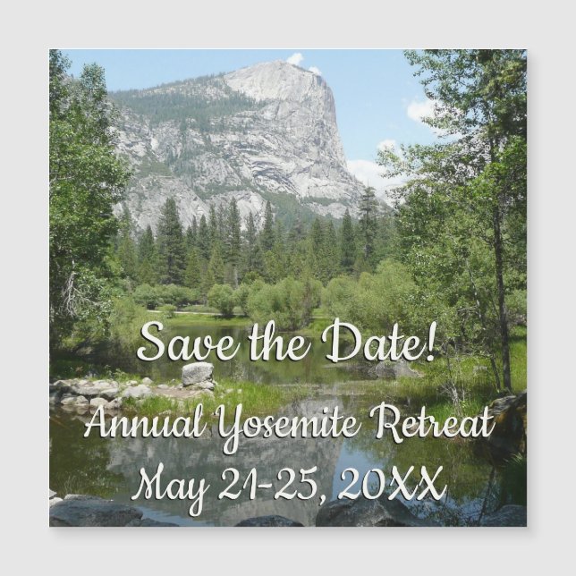 Mirror Lake View no Parque Nacional de Yosemite (Frente)