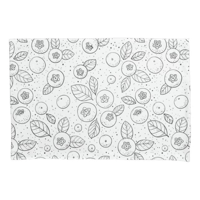 Mirtilos em preto e branco (Frente-Esquerda)