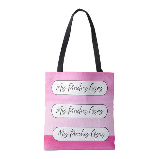 mis pinches cosas shopping tote bag