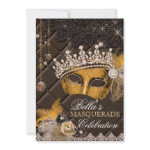 Mis Quince Anos Mascarada Convite de festas