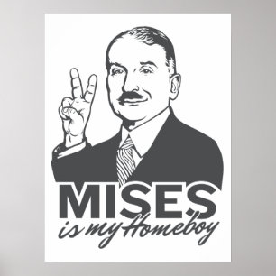 Mises é meu Poster personalizável do Ficar em casa