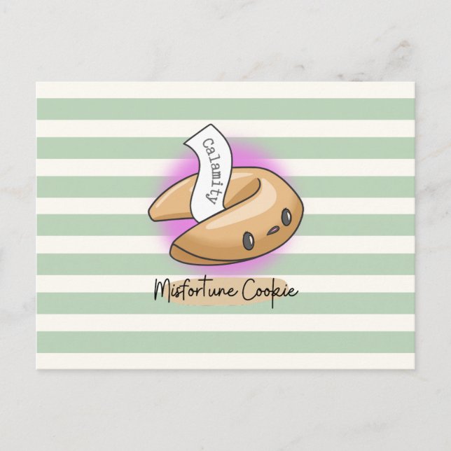 Misfortunado Cookie diz cartão postal da Calamity (Frente)