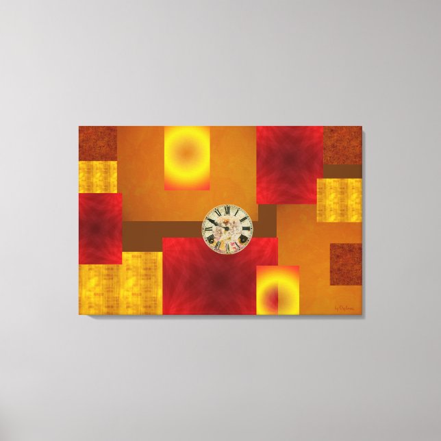 Mish Mosh Tick Tock Stretch Canvas Esticadas (Frente)