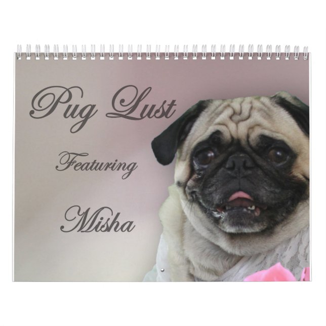 Misha para a luxúria do Pug, calendário da (Capa)
