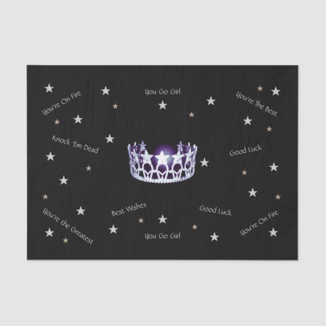 Miss América EUA Melhora Deseja Papel Tecido (Frente )