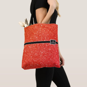 Miss América EUA Pageant Tiara Glitter Tote Bag