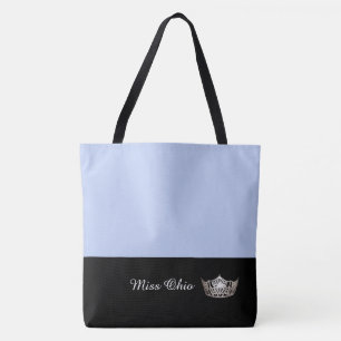 Miss América Silver Crown Tote Bag LRGE Frost