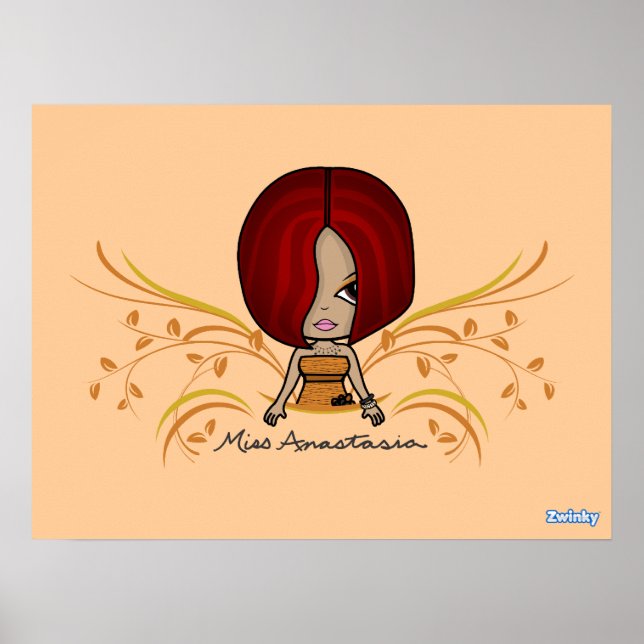 "Miss Anastasia" Poster (Frente)