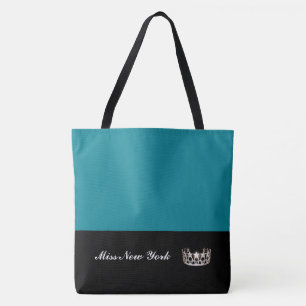 Miss EUA Silver Crown Tote Bag-Large Pacífico