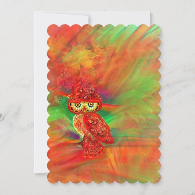 Miss Extravagance Fall Fashion Owl (Frente)