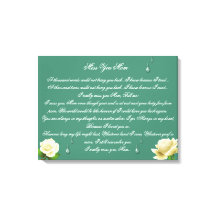 Miss You Mãe 24x16 Canvas Print