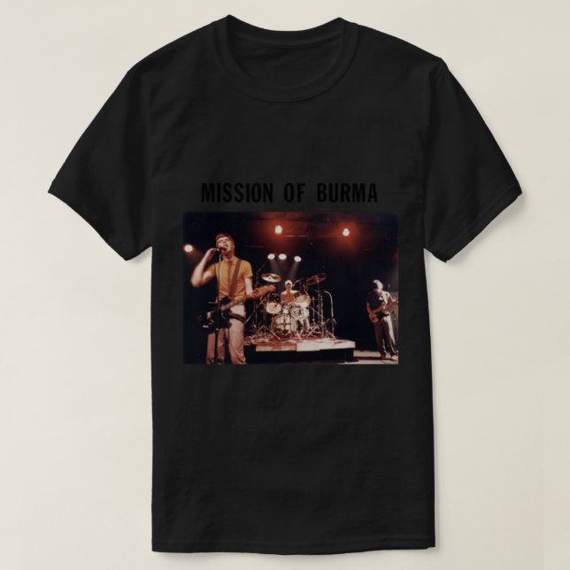 Missão de Camiseta Premium de Tee Banda na Birmâni (Frente do Design)