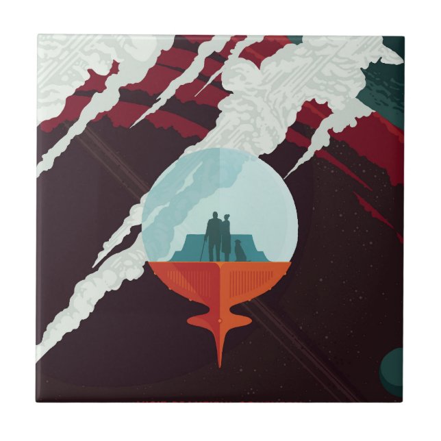 Missão De Poster-Cassini Do Espaço Retroativo A Sa (Frente)