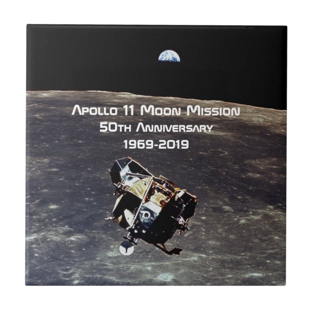Missão histórica da Apollo 11 Lua 50º Aniversário (Frente)