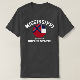 Mississippi EUA Est. 1817 camisa patriótica da