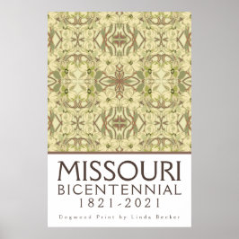 Missouri Bicentennial Dogwood Poster