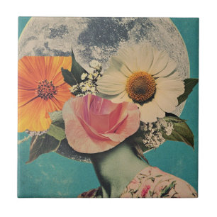 Mistério florescente debaixo da lua