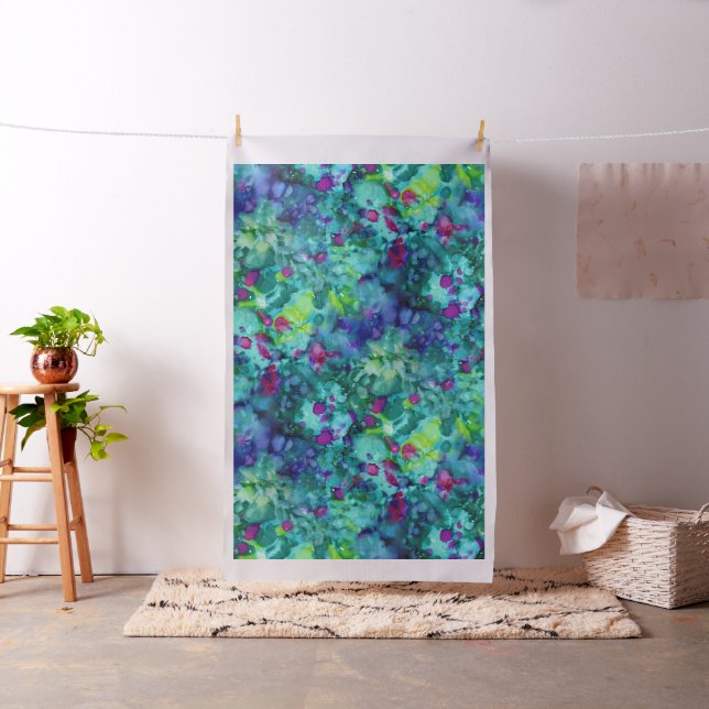 misteriosos tecidos abaixo, aquarelas tropicais: (In Situ)