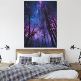 Mística Cosmic Forest Canvas Wall Art - Sonho