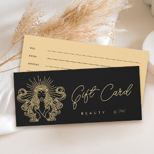 Mística Tarot Makeup Hair Nail Dourada Black Gift