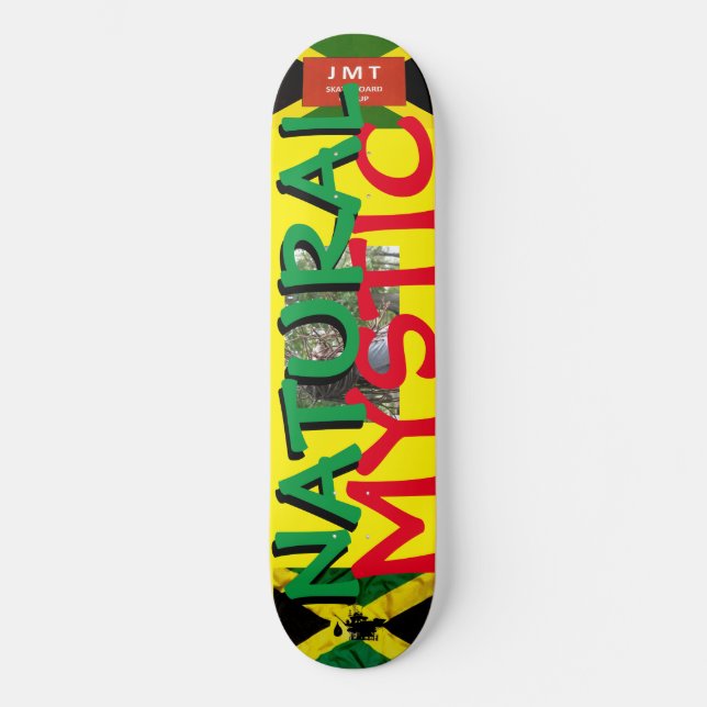 MÍSTICO NATURAL  8 1/4" Deck de Skateboard (Frente)