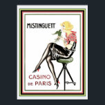 Mistinguett Casino De Paris Art Deco Impressão 12<br><div class="desc">Popular Mistinguett Art Deco Impressão "Casino De Paris</div>