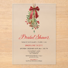 Mistletoe Christmas Winter Bridal Shower