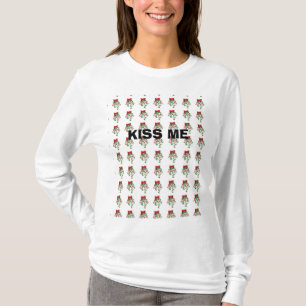 MISTLETOE GALORE E BEIJA-ME A CAMISA DA MULHER