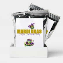 Mistura de coquetel de café da manhã do Mardi Gras
