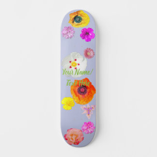Mistura de skate de flor vibrante Periwinkle