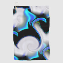 Mistura lisa com curvas néon azuis sobre a sombra