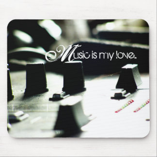 Misturador Mousepad do amor da música
