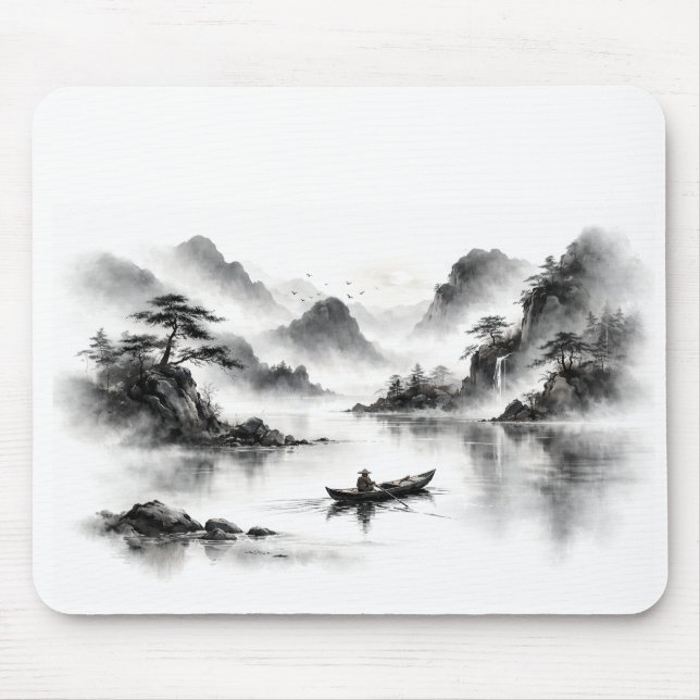 Misty Lake Mousepad (Frente)