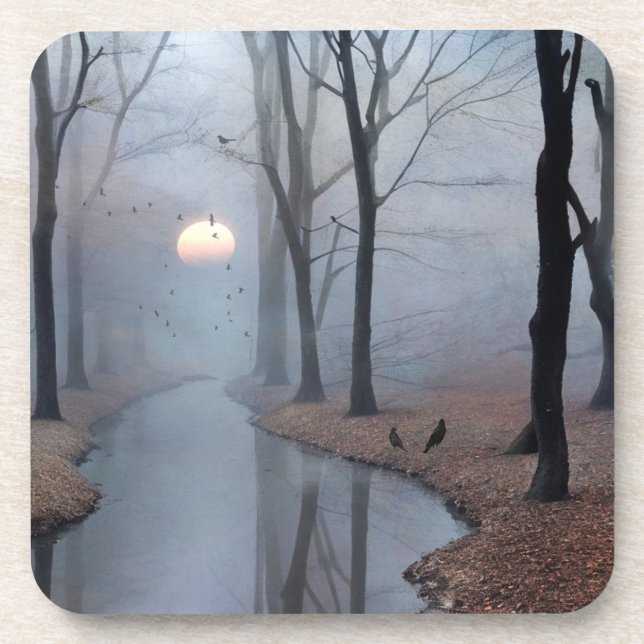 Misty Morning Porta copos (Frente)