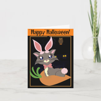 Misty Toon Gatinho Bunny! Cartão