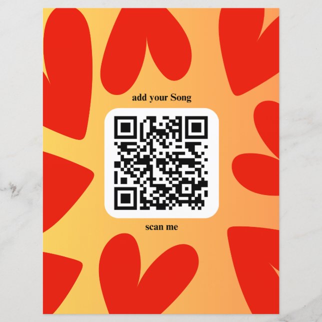 Mit individuellen persönlichen Song per QR-Code (Frente)