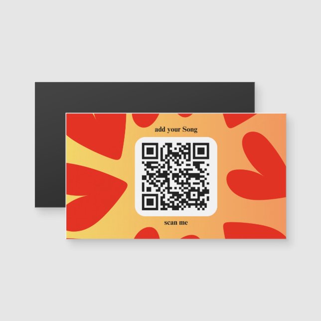 Mit personalisierten Song per QR-code (Frente/Verso)