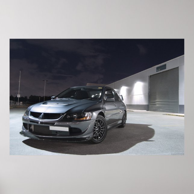 Mitsubishi Evolution 8 Poster (Frente)