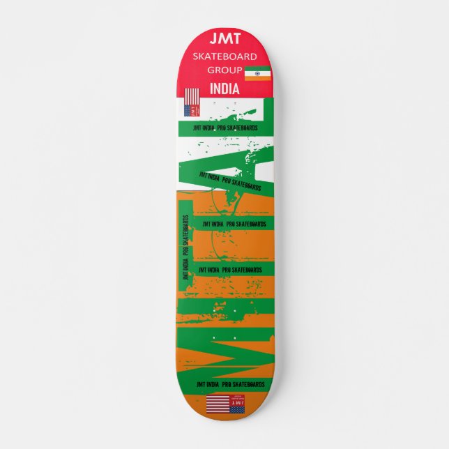 MITTAL JMT INDIA 7, 3/4", skateboard Deck (Frente)
