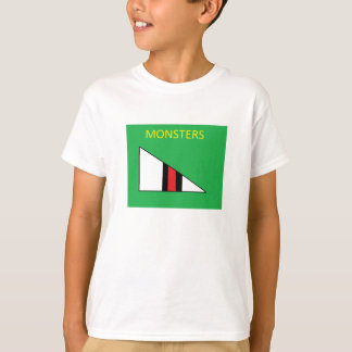 Miúdos da camisa do monstro