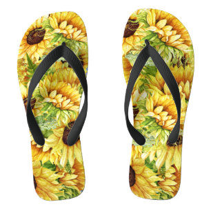 MixNMatch Blooming Belos Chinelos de Girassóis