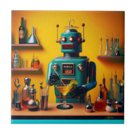 Mixologista de Robô Retro-Futurístico ROBIA 12J2