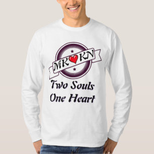 MK ♥ KN Duas Almas Um Coração Camiseta Manga Longa
