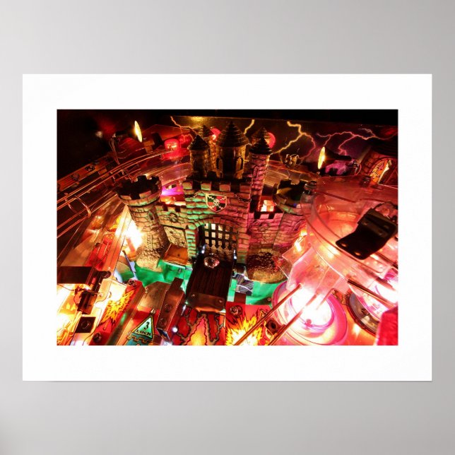 MM Castle pinball poster (Frente)