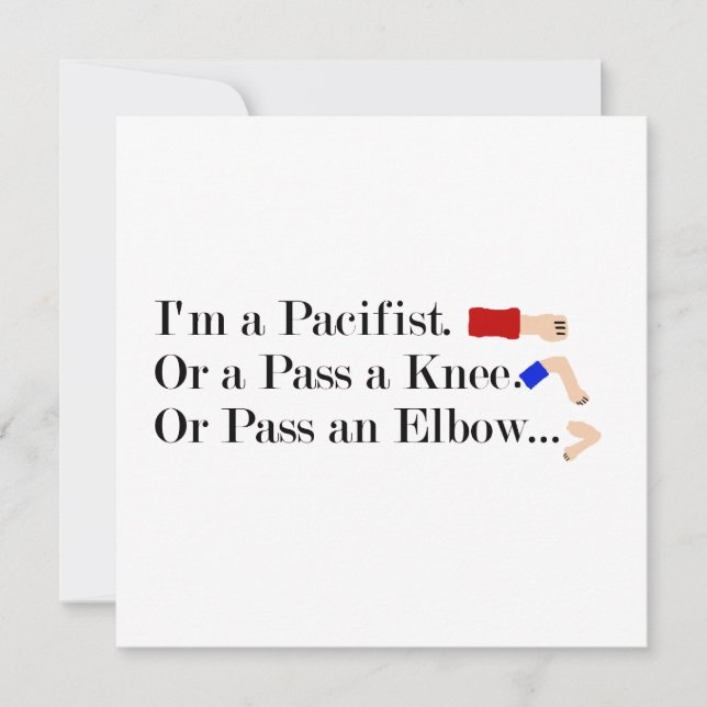 MMA Pacifist Humor Design (Frente)